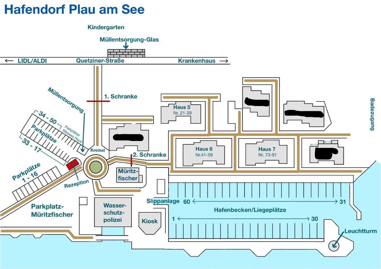 Hafendorf Haus 5_ Apartment 3 Plau am See Esterno foto